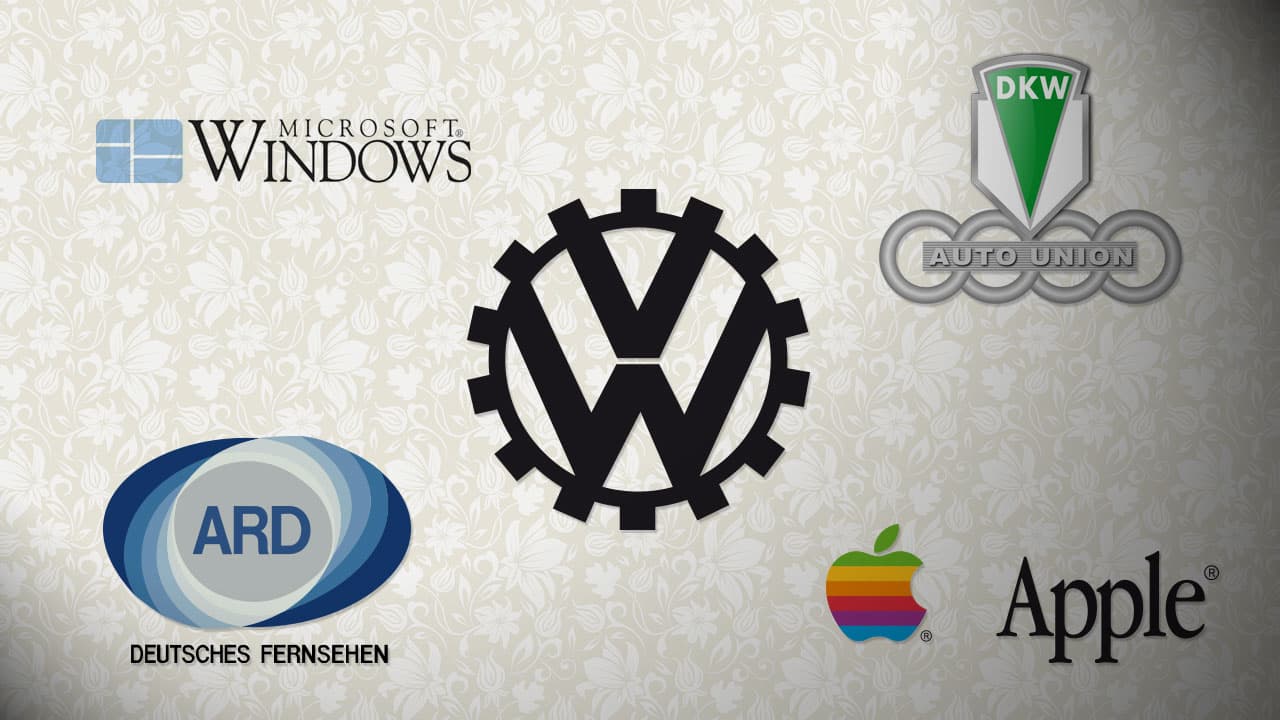 Logo Nostalgie Apple - Windows - ARD - Audi