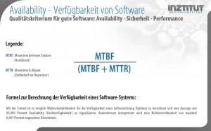 Availability - Verfügbarkeit von Software